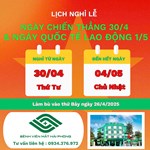 Thông báo lịch nghỉ lễ 30/4 & 01/5 năm 2025