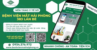 KHÁM MẮT THÔNG MINH – BỆNH ÁN ĐIỆN TỬ TẠI BỆNH VIỆN MẮT HẢI PHÒNG